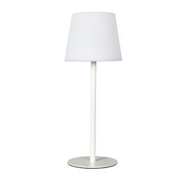 Lampa stołowa USB biała