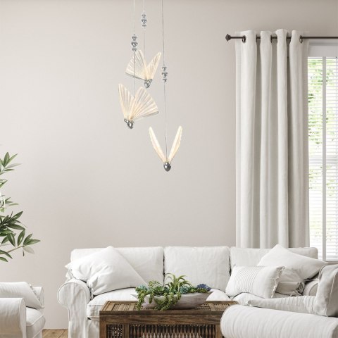 Mariposa 3 wisząca talerz chrom