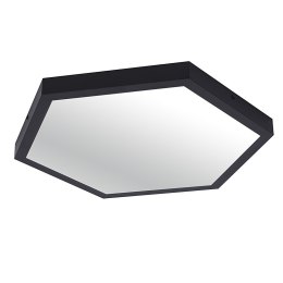 Panel LED Natynkowy BY-SLS-6C Plaster Miodu Czarny