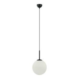 Lampa wisząca biała kula Deore PND-5578-1M-BK