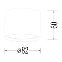 Kendal Oprawa natynkowa 1 x GX53 czarna LP-6331/1SM GX53 BK