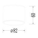 Kendal oprawa natynkowa 1 x GX53 czarna LP-6331/1SM IP65 BK