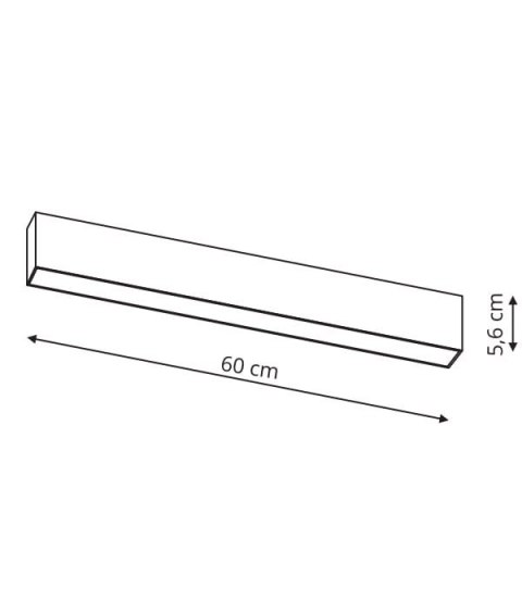 Magnetic Moon reflektor 20W czarny 3000K