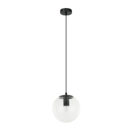 Lampa wisząca kula przezroczysta Sarpo PND-58867-1S-BK