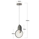 Lampa wisząca Circlo LED CCT chrom LP-1311/1P CH