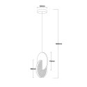 Lampa wisząca Circlo LED CCT chrom LP-1311/1P CH