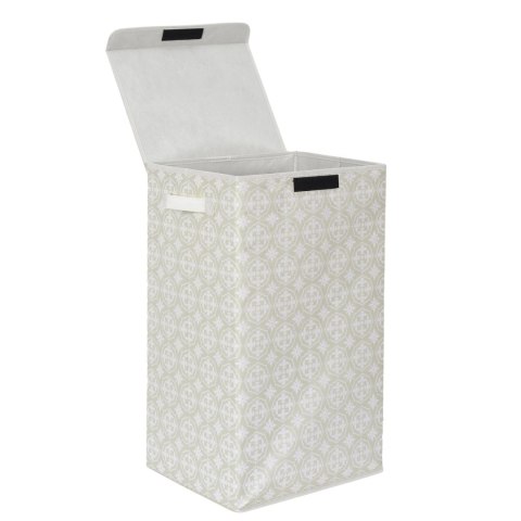 Kosz na pranie 60x30x30cm szary tkanina