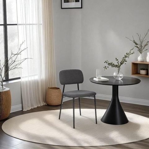 Krzesło Esther szare ciemne