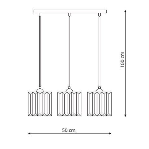 Lampa wiszaca Galactico czarna 3xE27