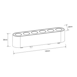 Reflektor Magnetic Slim Zing 6W LED 3000K biały