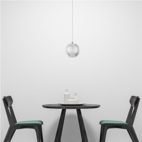 Lampa wisząca Brillant 1 złota LED CCT