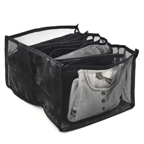 Organizer do szuflady na odzież czarny