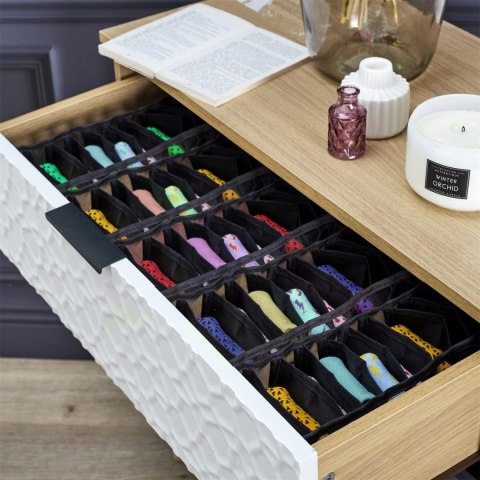 Organizer do szuflady na podkoszulki czarny