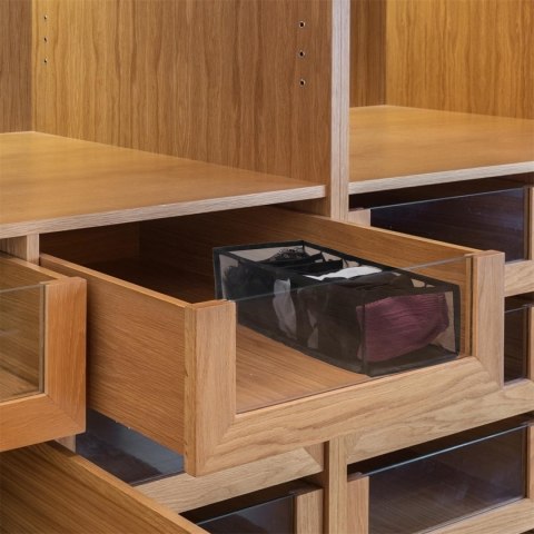 Organizer do szuflady z bielizną czarny