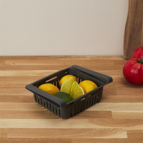 Podwieszany kosz do lodówki szary