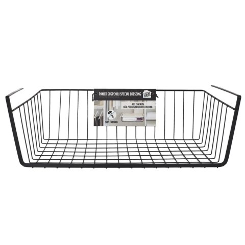 Podwieszany kosz podpółkowy M czarny