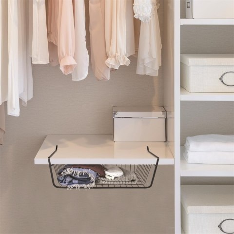 Podwieszany kosz podpółkowy S czarny