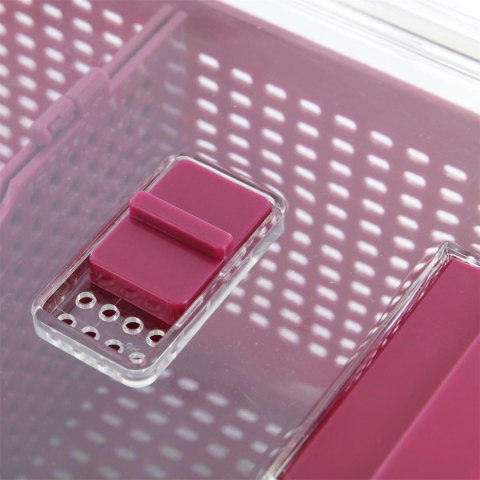 Pojemnik do przechowywania w lodówce owoców i warzyw bordowy