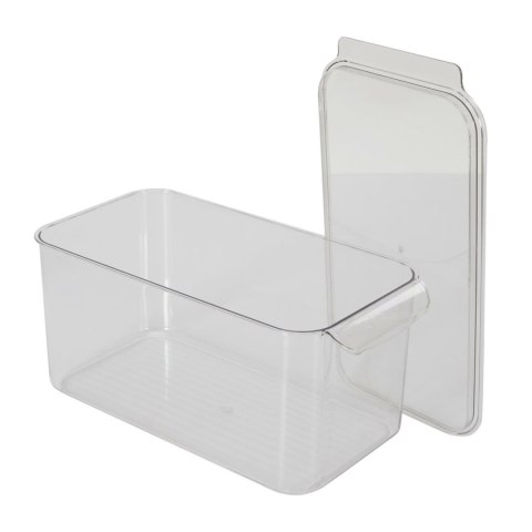 Pojemnik potrójny do przechowywania w lodówce szary