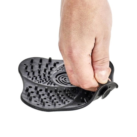 Silikonowe sitko do umywalki czarne