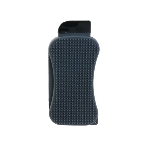 Skrobak z gąbką silikonowy szary