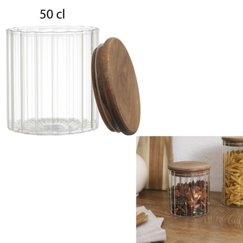 Słoik prążkowany do przechowywania 500ml