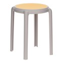 Stołek Zula szary