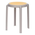 Stołek Zula szary