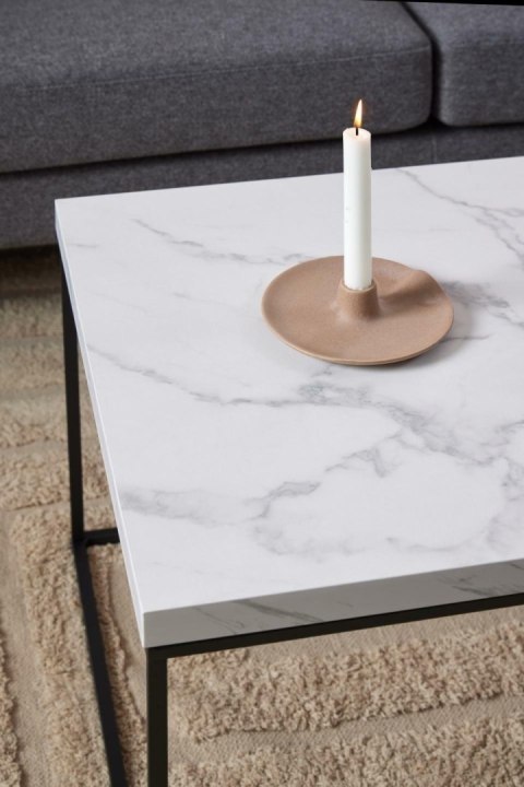 Stolik Barossa 110x55cm biały marmur