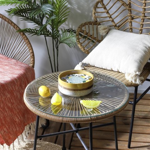 Świeca w ceramice trawa cytrynowa