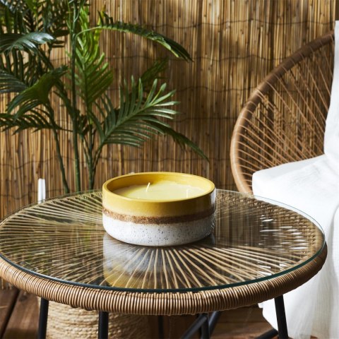 Świeca w ceramice trawa cytrynowa