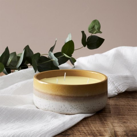 Świeca w ceramice trawa cytrynowa