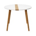 Zestaw 2 stolików kawowych Paraiba biały/naturalny