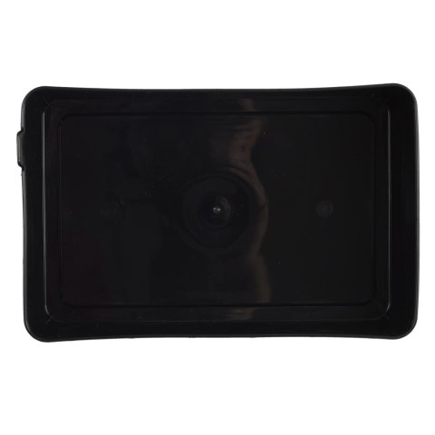 Zestaw 7 organizerów czarne/czerwone