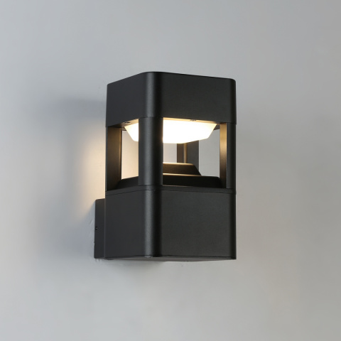 Kinkiet elewacyjny zewnętrzny Nutri OWL-22982-BK