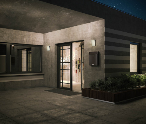 Kinkiet elewacyjny zewnętrzny czarny Fama 7061 3k OWL-7061-3K