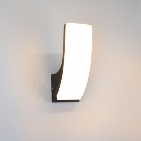 Kinkiet zewnętrzny elewacyjny Natan OWL-61916-BK