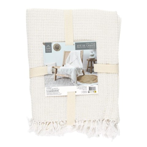 Koc/Pled Waffle biały