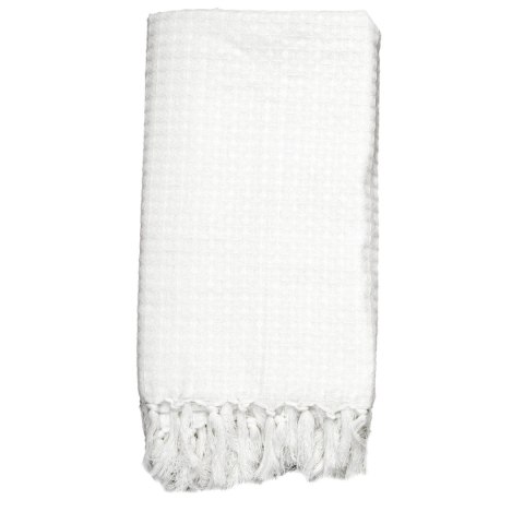 Koc/Pled Waffle biały