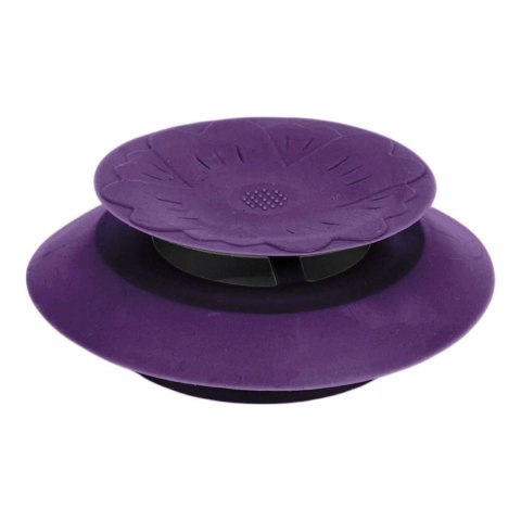 Korek do zlewu silikonowy fioletowy