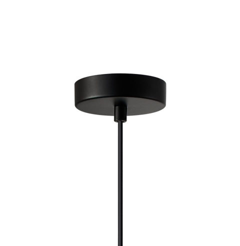 Lampa wisząca klosz bursztynowy Norlis PND-54738A-1-BRO-AMB