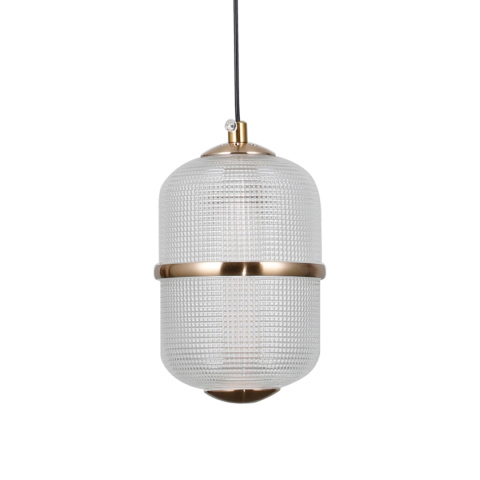 Lampa wisząca kryształowa, złota ALANI PND-34375-3-BK