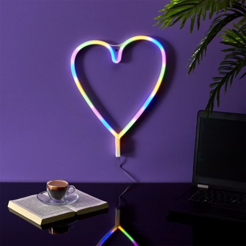 Lampka LED neon Serce