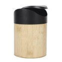 Mini kosz na śmieci bambus/ czarny