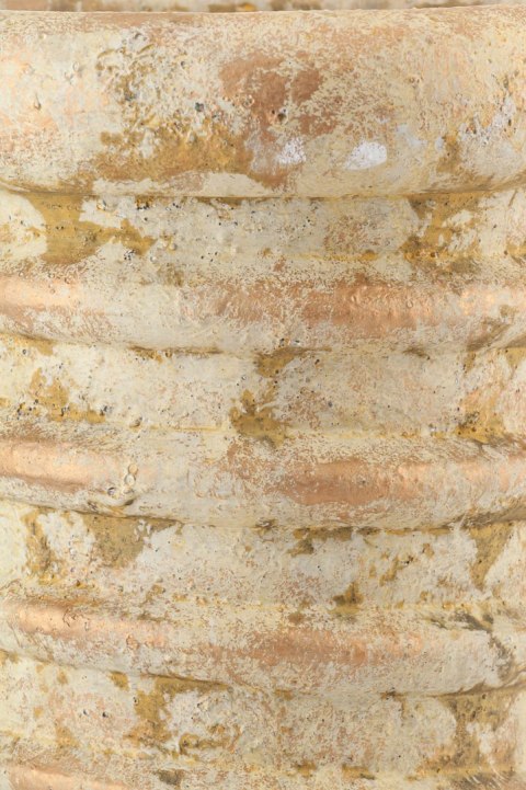 Doniczka, osłonka dekoracyjna ZERO SWIRL- L krem