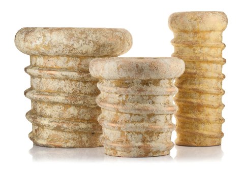 Doniczka, osłonka dekoracyjna ZERO SWIRL- XL krem