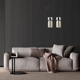 Podwójna lampa wisząca Nivio dymna 2xE27