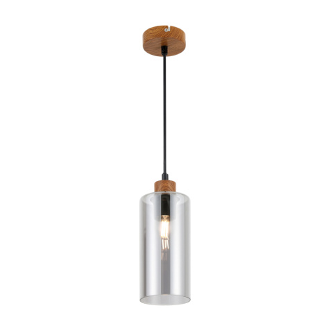Lampa wisząca klosz dymiony NASTER PND-23051-1-WO
