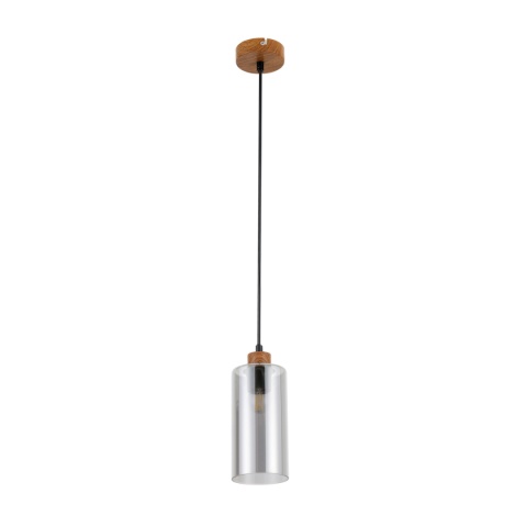 Lampa wisząca klosz dymiony NASTER PND-23051-1-WO