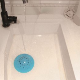 Silikonowa nakładka chroniąca odpływ niebieska